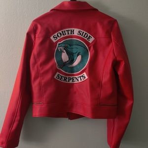 Cheryl Blossom Red Serpents Jacket